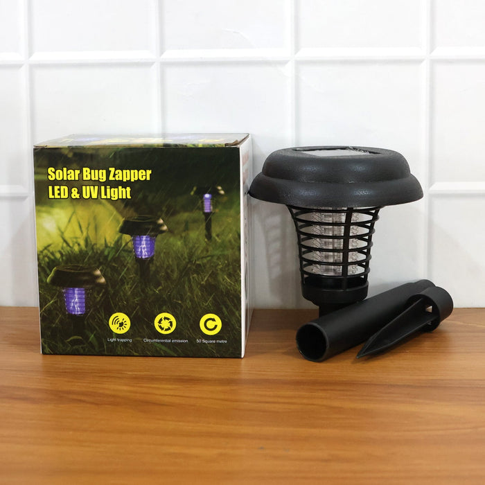 Big Garden Lighting UV LED Solar Powered Mosquito Trap and Bug Zapper (1 Pc) by Your Brand