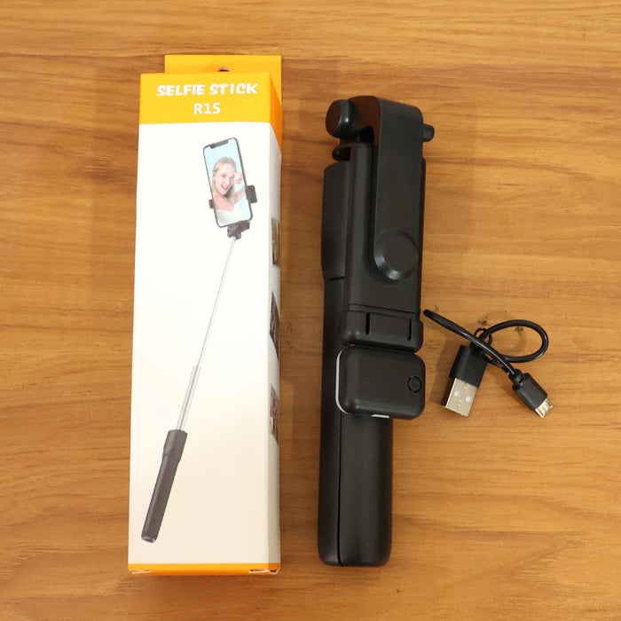 3 in 1 Wired Selfie Stick with Extendable Handle (70 Cm Long) by Your Brand