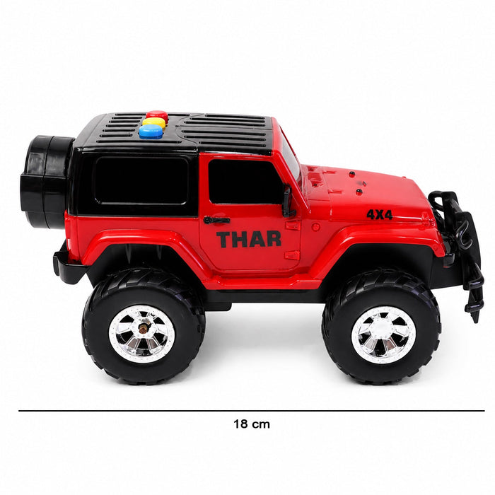 Kids Hunter Off-Road Friction Powered Toy Jeep Car (1 Pc) by Your Brand