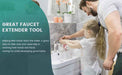 Transform Your Sink Experience with the Multi Angle Swivel Faucet