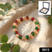 Multicolor Glossy Bead Stretch Bracelet (1 Pc) by Your Brand