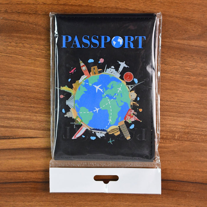Stylish Printed Passport Holder Cover (1 Pc) by Your Brand