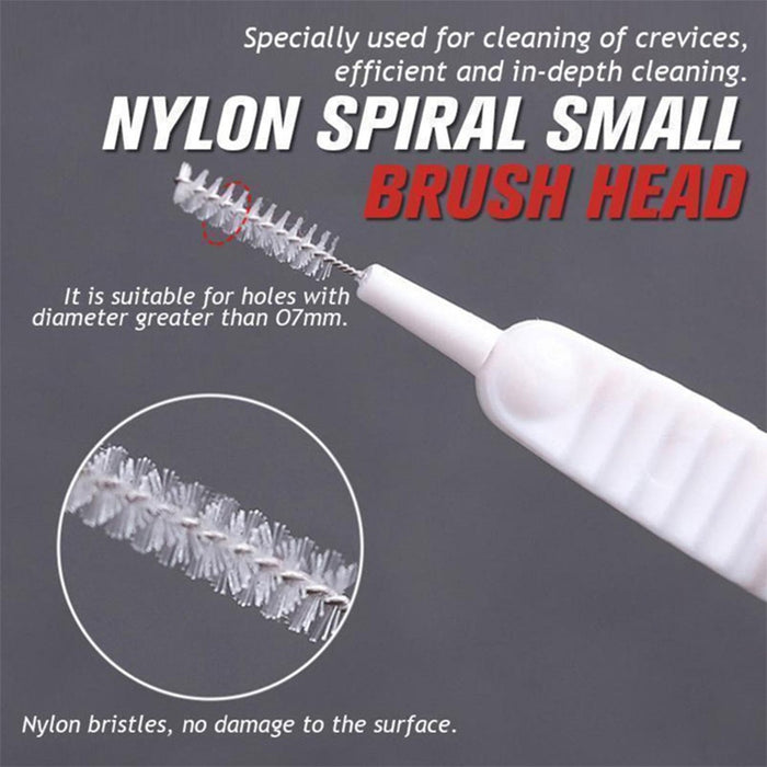 10-Piece Multifunctional Reusable Anti-Clog Shower Nozzle Brush by Your Brand