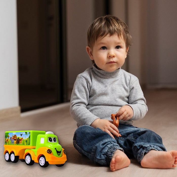 Small Green and yellow Toy Truck. by Your Brand