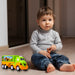 Small Green and yellow Toy Truck. by Your Brand