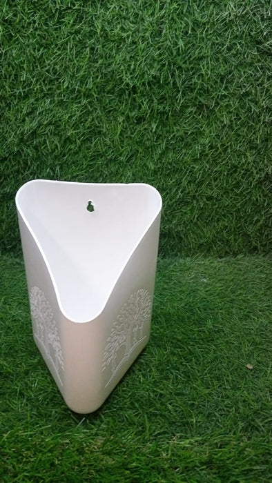 Plastic Vertical Hanging Planter Pot, Multicolour, by Your Brand