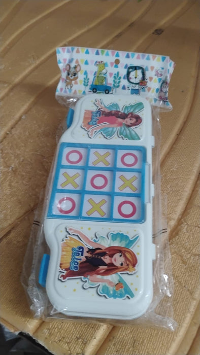 Kids Pencil Box with Built-in Tic Tac Toe Game by Your Brand