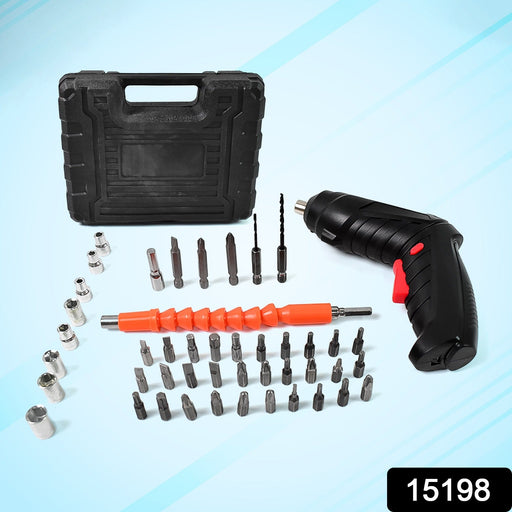 Small Screwdriver with LED Light, Screwdrivers Bit Set (48 Pcs Set) by Your Brand