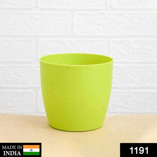 Flower Pots Round Shape For Indoor / Outdoor Gardening by Your Brand
