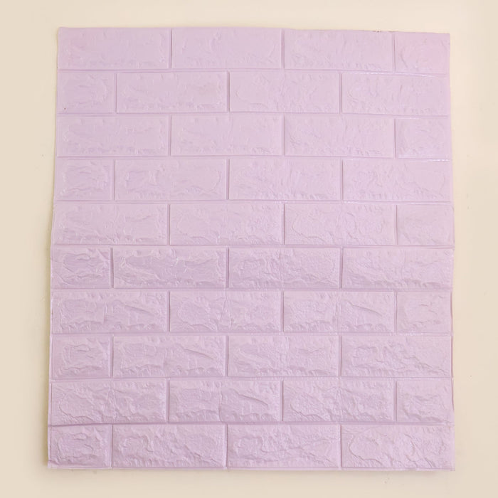 Wallpaper 3D Foam Wallpaper Sticker Panels (70 x 76 Cm / 1 Pc)