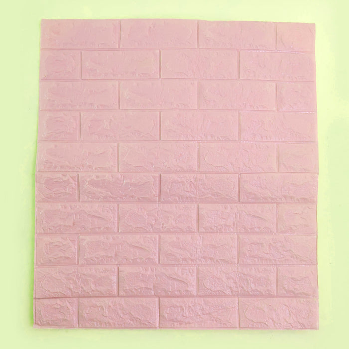 Wallpaper 3D Foam Wallpaper Sticker Panels (70 x 76 Cm / 1 Pc)
