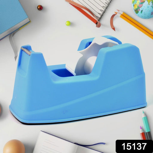 Plastic Tape Dispenser Cutter for Home Office use (1 pc / Big) by Your Brand