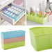 Multicoloured tray clear plastic dividers for organizing small beads India
