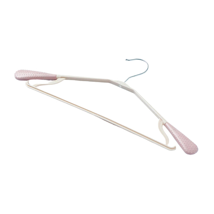 PP Cloth Hanger Set of 1 with Zinc Plated Steel Hook (1 Pc) by Your Brand