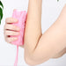 Soft silicone bath brush, bubble design, gentle exfoliation.