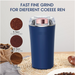  Portable 4-Blade Mini Grinder Blender - specs detail shot