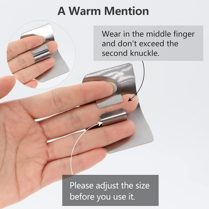 Stainless Steel Finger Guard Cutting Protector