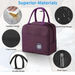 Lunch Box Bag for Women Men Insulated Lunch Bag With Zipper (1 Pc) by Your Brand