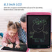 Portable 8.5" LCD Writing Tablet Pad for Writing & Drawing (Multi-Color Ink) by Your Brand