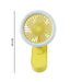 Portable Rechargeable Mini Table Fan with LED Light (1 Pc) by Your Brand