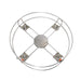 Steel cylinder trolley with smooth-rolling wheels
