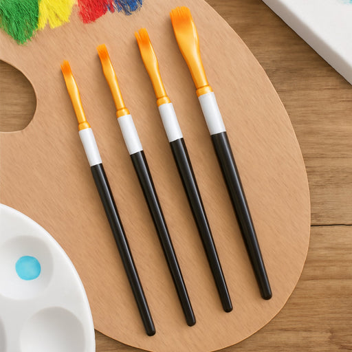 Premium Paint Brushes, Watercolor Acrylic Paint Brushes (4 Pcs Set) by Your Brand