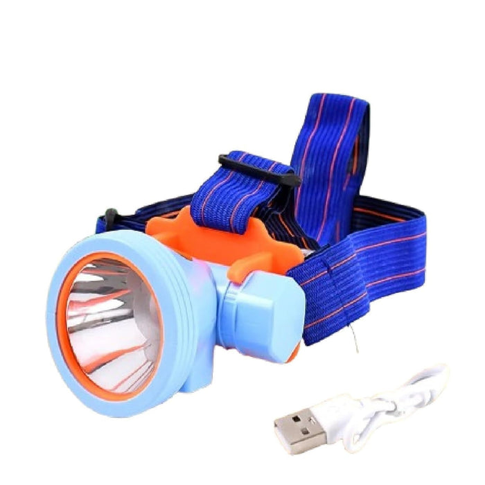 Mini Rechargeable Power Headlamp With Plastic Case (1 Pc)