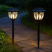 Solar Pathway Lights Outdoor Garden Lights (2 Pcs Set) by Your Brand