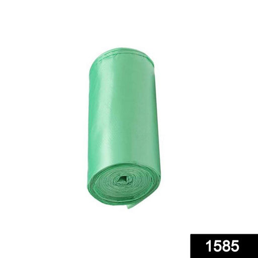 Bio-degradable Eco Friendly Garbage / Trash Bags Rolls (19" x 21") (Green) by Your Brand
