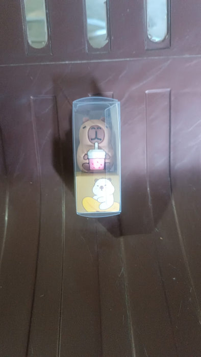 Cartoon Shape Pencil Sharpener with Built-In Eraser (1 Pc) by Your Brand