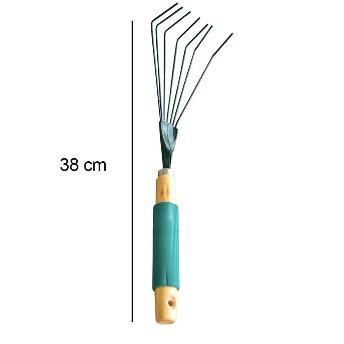 Stainless Steel Tooth Garden Leaf Rake by Your Brand