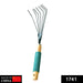 Stainless Steel Tooth Garden Leaf Rake by Your Brand