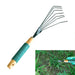 Stainless Steel Tooth Garden Leaf Rake by Your Brand