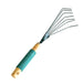Stainless Steel Tooth Garden Leaf Rake by Your Brand