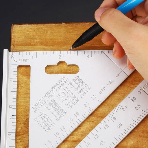 Light Weight Double Side Scale Triangle Measurement Hand Tool by Your Brand