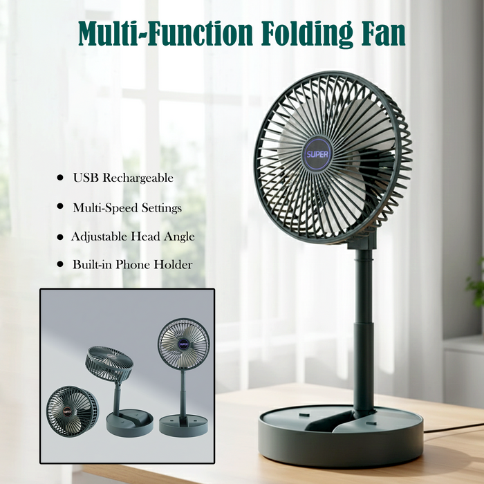 Super Multi-Function Folding Fan (1 Pc) by Your Brand
