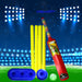 Plastic Cricket Set with Stump,Ball and Bat Kit by Your Brand