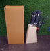 Wooden block knife set