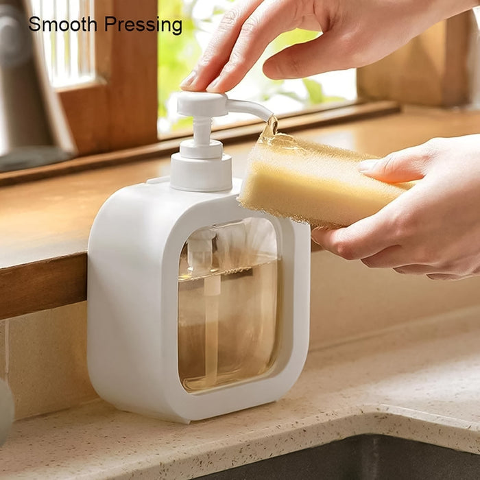 Snap sink Dispenser Plastic Clear Empty Pump Lotion Bottles (1 Set) by Your Brand