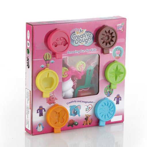 Non-Toxic Creative 30 Dough Clay 5 Different Colors, (Pack of 6 Pcs) by Your Brand