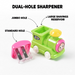 Train Double Hole Pencil Sharpener (1 Pc) by Your Brand