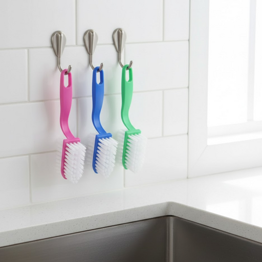 Multi-Purpose Kitchen Cleaning Brushes 3 Pc by Your Brand