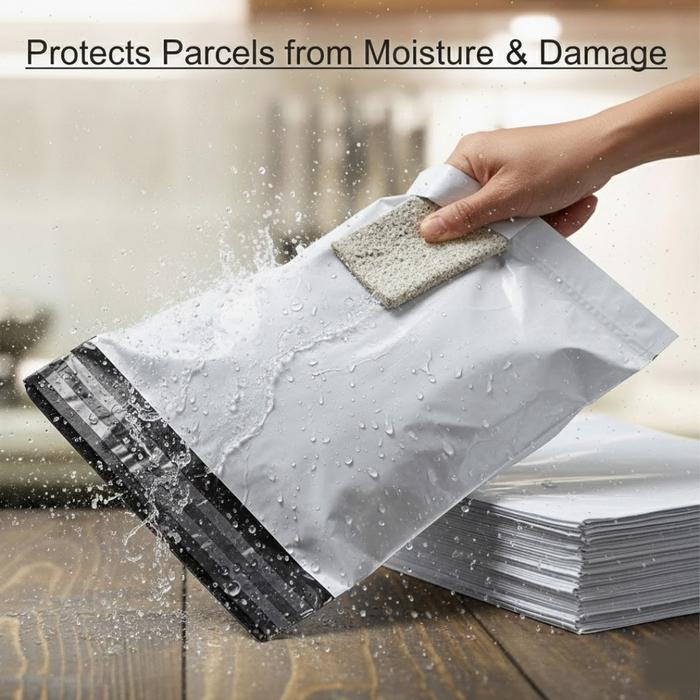 POD pouch Secure Tamper Proof Courier Bags,100 pcs (14 x 16 Inch) by Your Brand