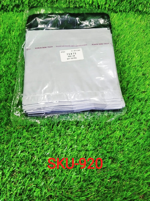 Tamper Proof Courier Bags (7_5X7_5 inch) Pack of 100Pcs by Your Brand