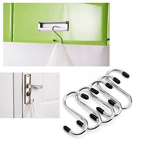 Heavy Duty S-Shaped Stainless Steel Hanging Hooks - 5 pcs by Your Brand