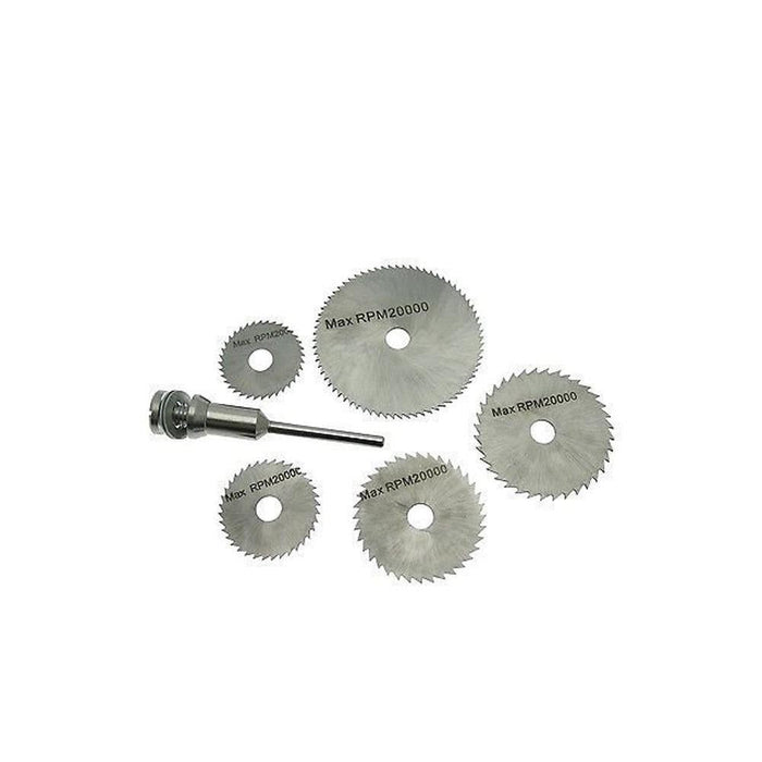 6pcs Metal HSS Circular Saw Blade Set Cutting Discs for Rotary Tool by Your Brand
