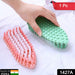 Flexible brush for kitchen and bathroom cleaning