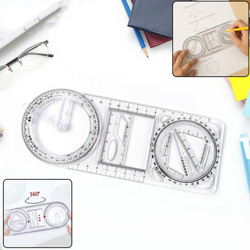 Multi-Functional Geometry Drawing Tool (1 Pc) by Your Brand