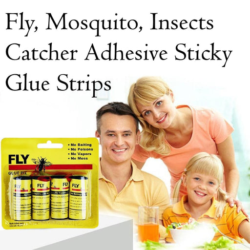 Fly, Mosquito & Insect Catcher Adhesive Sticky Glue Strips by Your Brand