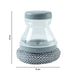 soap filled dish brush